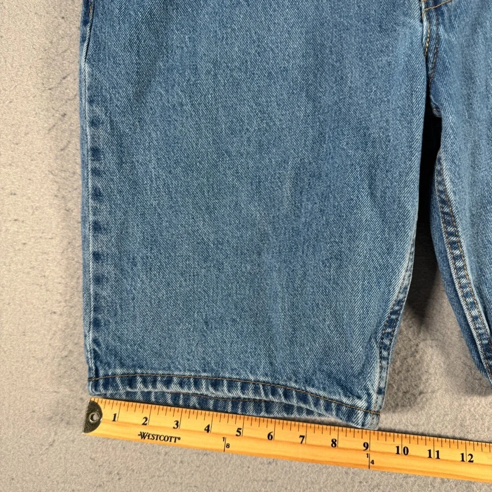 Levis 405 Denim Jeans Shorts Mens 36 Blue Lightwash Jorts Bermuda Classic 9